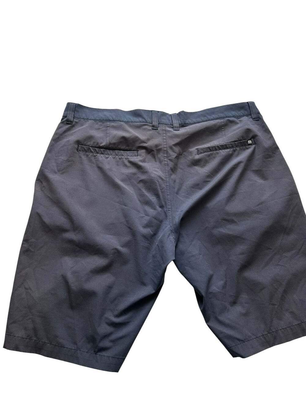 TravisMathew Golf Shorts Men’s Size 38 Navy Blue Performance Stretch Casual Flat - Picture 2 of 9